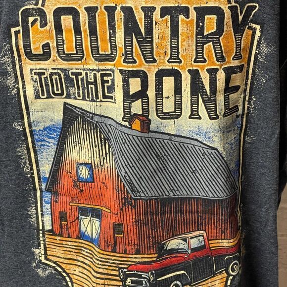 Country to the Bone Sleeveless tshirt  large - Picture 6 of 9